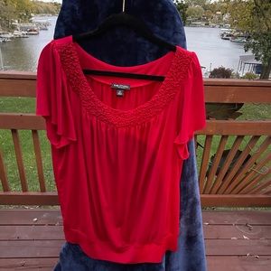 Red+blouse+I.N. Studio